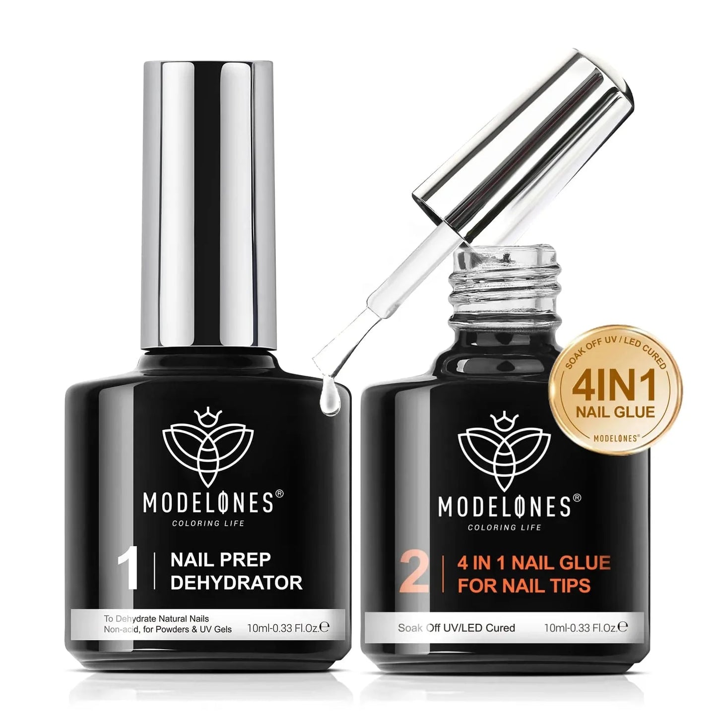 4-In-1 Multi-Functional Nail Glue Gel Nail Extension Enhancement Set