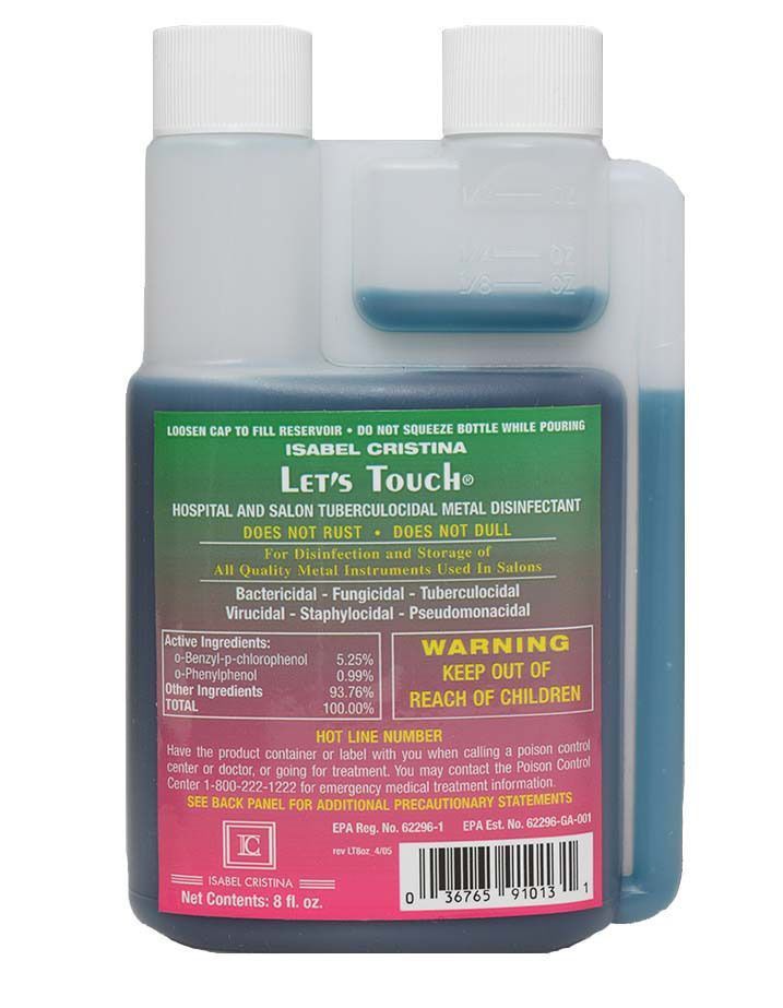 Isabel Cristina - Let's Touch High Level Salon Disinfectant - 8oz