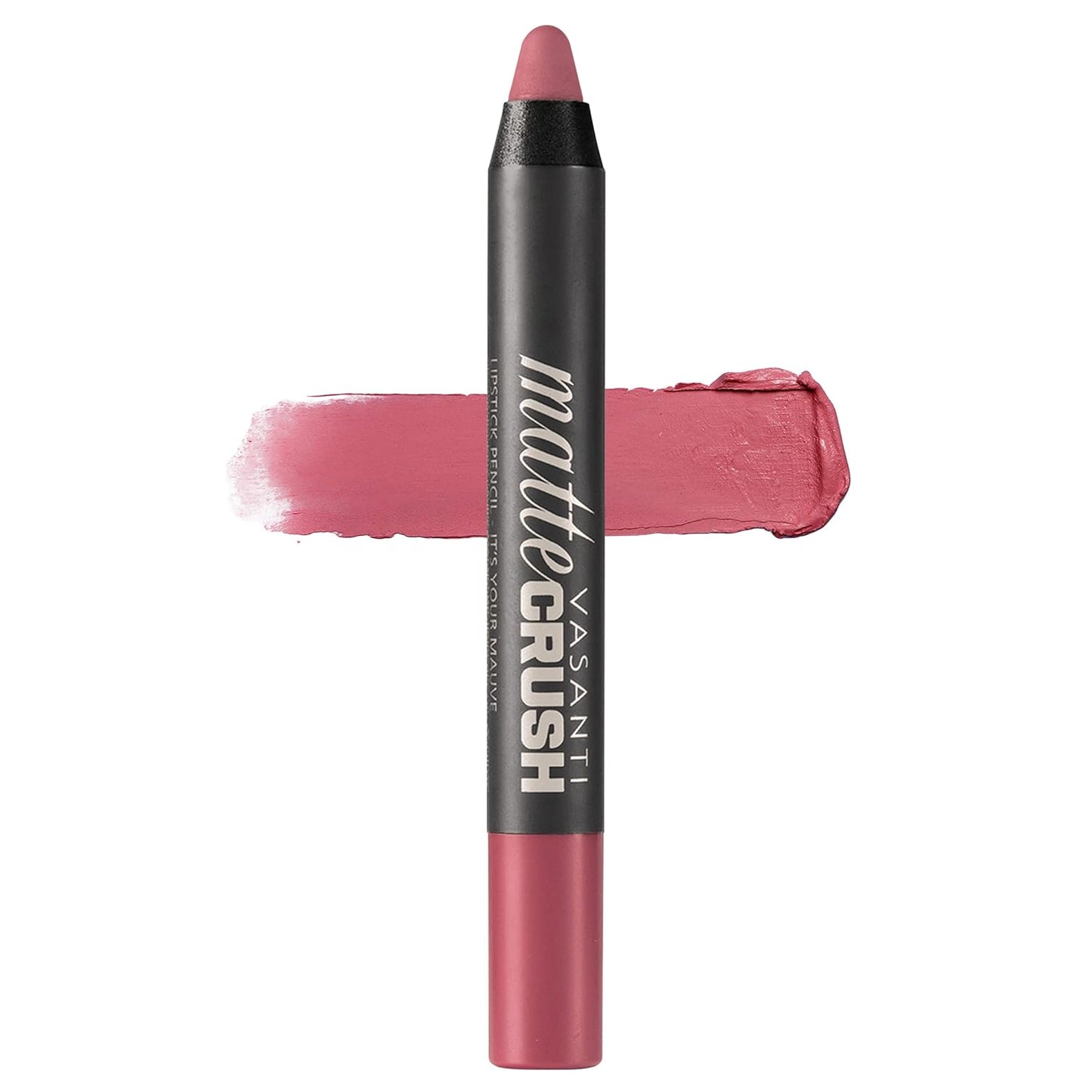 VASANTI Cosmetics Matte Crush Lipstick Pencil (It's Your Mauve) Long-Lasting Waterproof Soft Velvety Matte Lip Liner