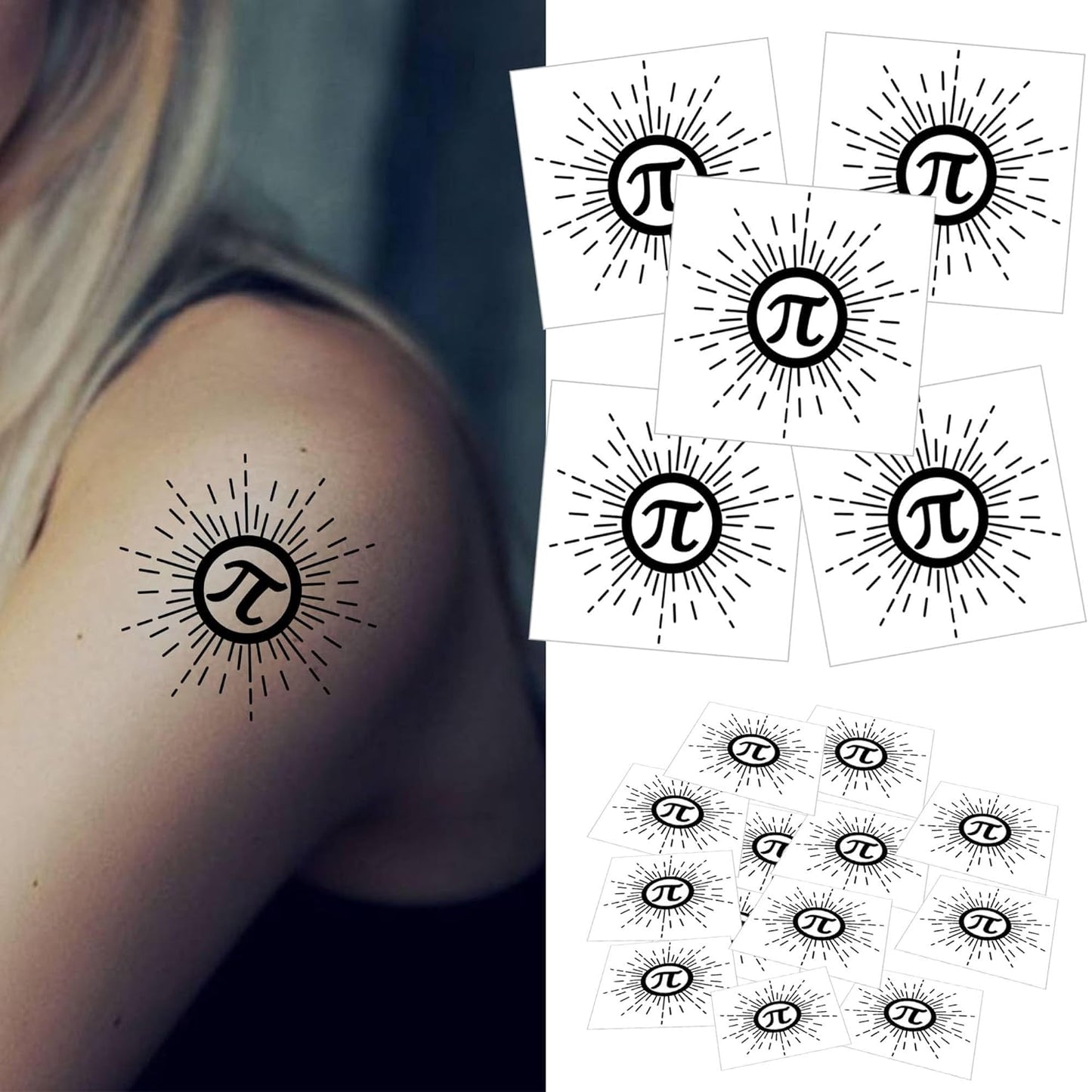 Pi Tattoo Pi Day Tattoos Pi Symbol Temporary Tattoos Math Stickers Party Favors Classroom Gifts Decorations for Kids