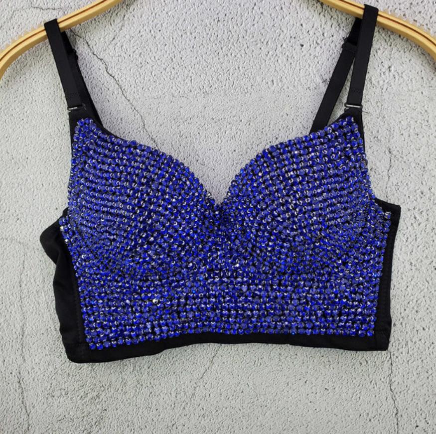 Diamond beading Crop Top