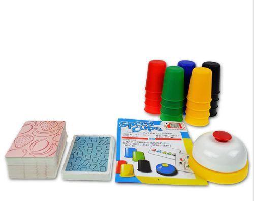 Speed Cups Game Family Board Game 2-4 Players Stacking Set