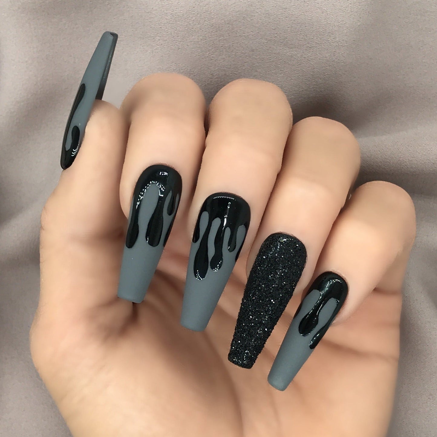Oil Spill | Luxury Press On Nails