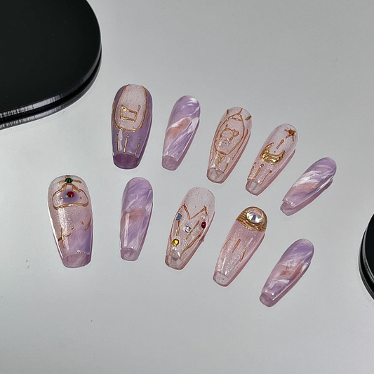 【Capricorn】handmade design False Nails from SHOPQAQ
