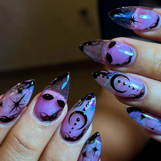 Purple Phantasm Press-on Nails