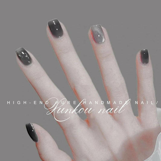 Purple gradient False Nails from SHOPQAQ