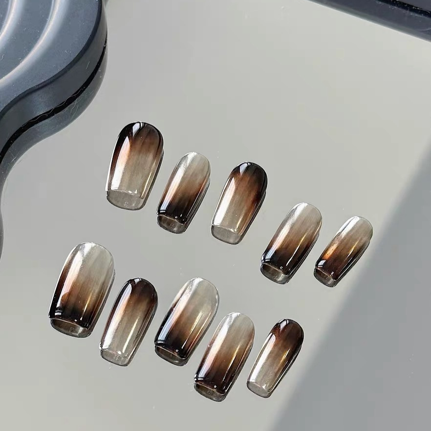 Ice Coffee handmade press on nails False Nails from SHOPQAQ