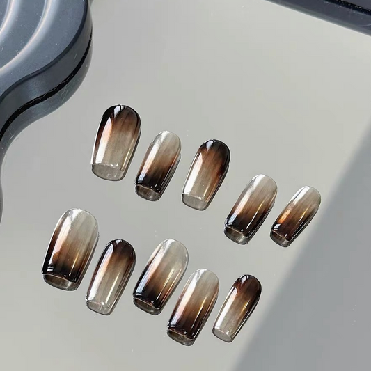 Ice Coffee handmade press on nails False Nails from SHOPQAQ