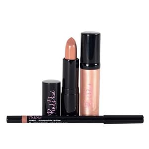 Pink Dust Warm Nude Lip Combo | Nude Lipstick | Liquid Lipstick & Lip Liner Combo Set | Smooth Lipliner Lipgloss and Lipstick Set | Lip Makeup Gifts for Women and Girls