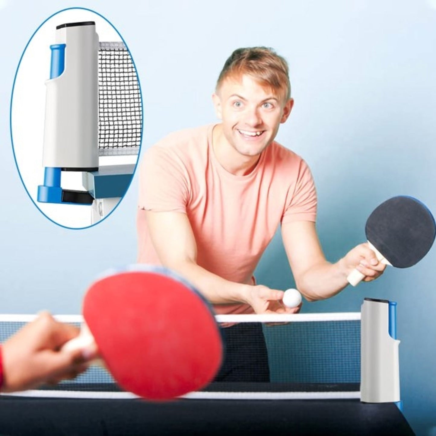 PingPongly Retractable Table Tennis Set
