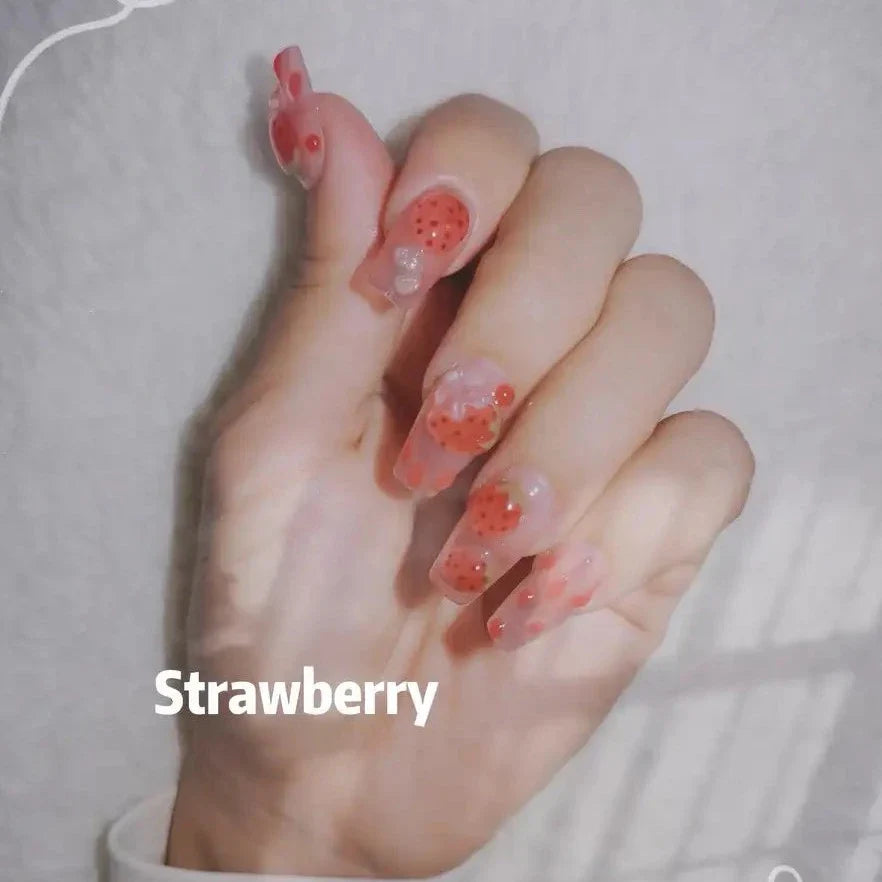 【7-15 days waiting】Ice-clear Strawberry Pink