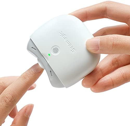 Electric Automatic Nail Clipper with Light & 2 Speeds,Fingernail Cutter and File 2 in 1 Design, Nail Scraps Storage,USB Rechargeable Safety Fingernail Trimmer for Baby, Kids, Seniors and Adult