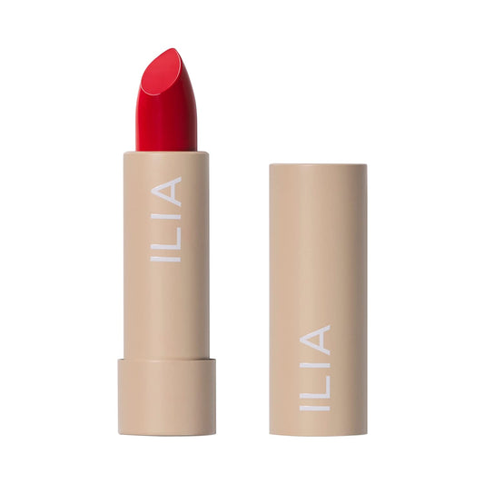 ILIA - Color Block Lipstick | Non-Toxic, Vegan, Cruelty-Free, Clean Makeup (Grenadine (Soft Coral Red With Warm Undertones))