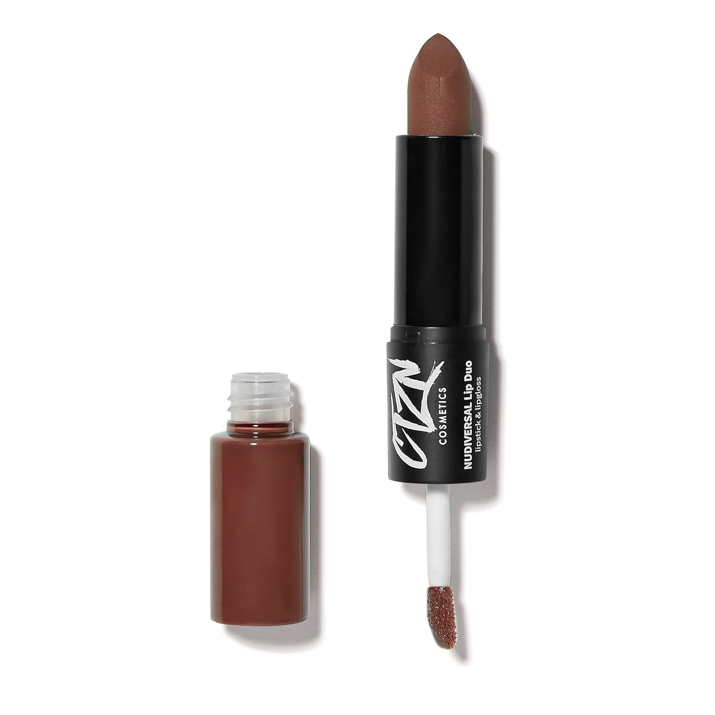 CTZN Cosmetics - Nudiversal Lip Duo Lipstick + Lip Gloss | Vegan, Cruelty-Free, Inclusive Beauty (Shade 21: New York City)