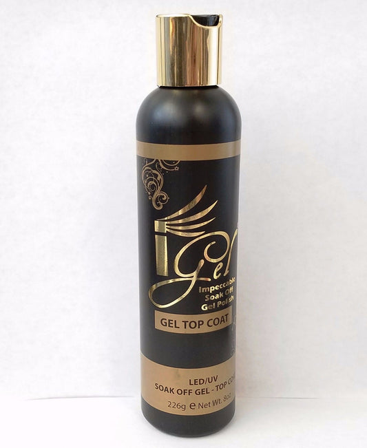 IGEL - IMPECABLE Soak Off Gel - REFILL TOP COAT - 8oz
