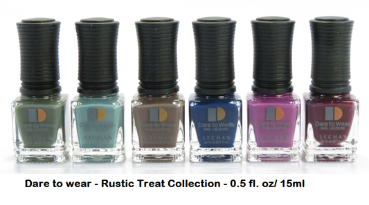LeChat Dare to wear - Nail Polish - RUSTIC TREAT - 6 Full Size bottles