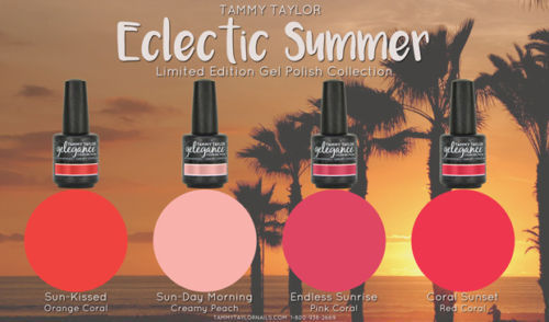 Tammy Taylor Nails -"ECLECTIC SUMMER" COLLECTION GEL POLISH COLORS