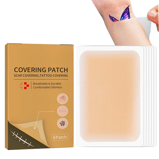 Tattoo Cover Up,Waterproof Sweatproof Ultra Thin Tattoo Cover Up Tape Breathable Natural Skin Tattoo Concealer Sticker Patch for Covering up Tattoos and Scars,Dark Spots,Birthmarks