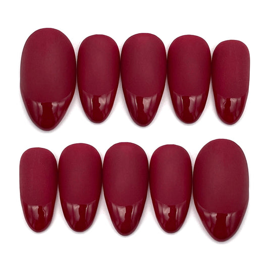 Crimson Flick | Luxury Press-on Nails