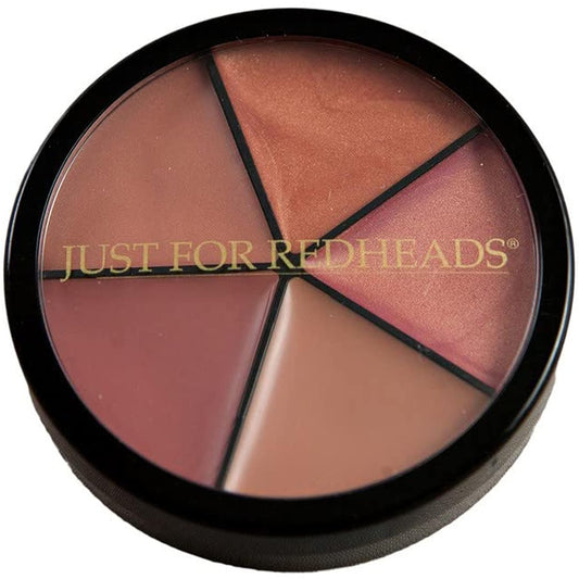 JUST FOR REDHEADS Redhead Lipstick Carousel Super Naturals Palette - Bonus Lip Brush