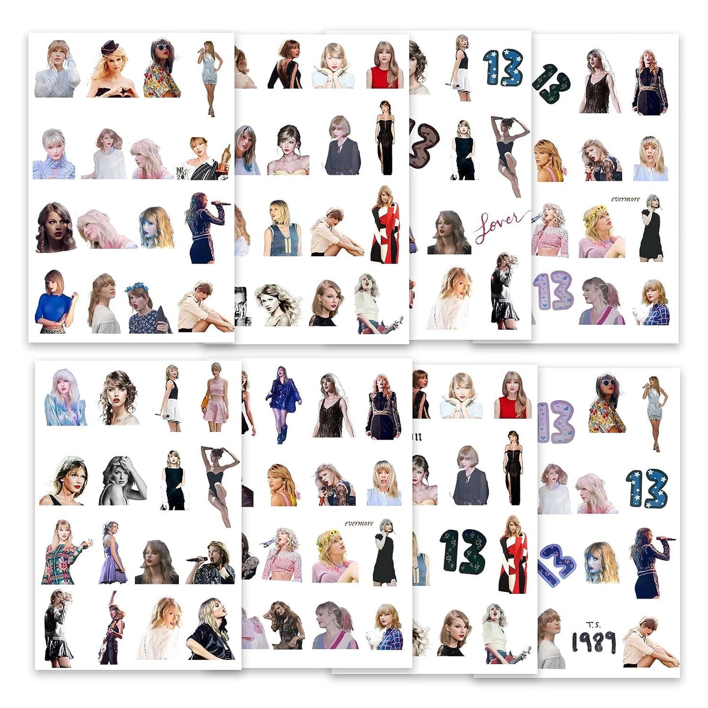 Singer Temporary 128PCS Tattoos Stickers for Taylor Fans (Taylor Fans)
