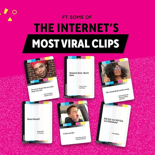 – A Raunchy Card Game – Use Viral Social Media Clips to Roast Your Friends – Hear The Hilarious Cards – Game Night Must Have (17+)