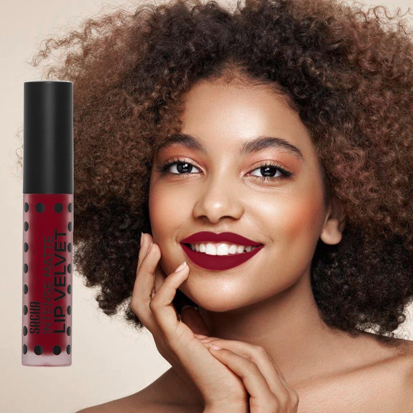 Sacha Cosmetics Intense Matte Lip Velvet, Long Lasting Liquid Lipstick Lip Color Makeup, Best Lip Stain Tint Stick, 0.17 oz, Pass The Money