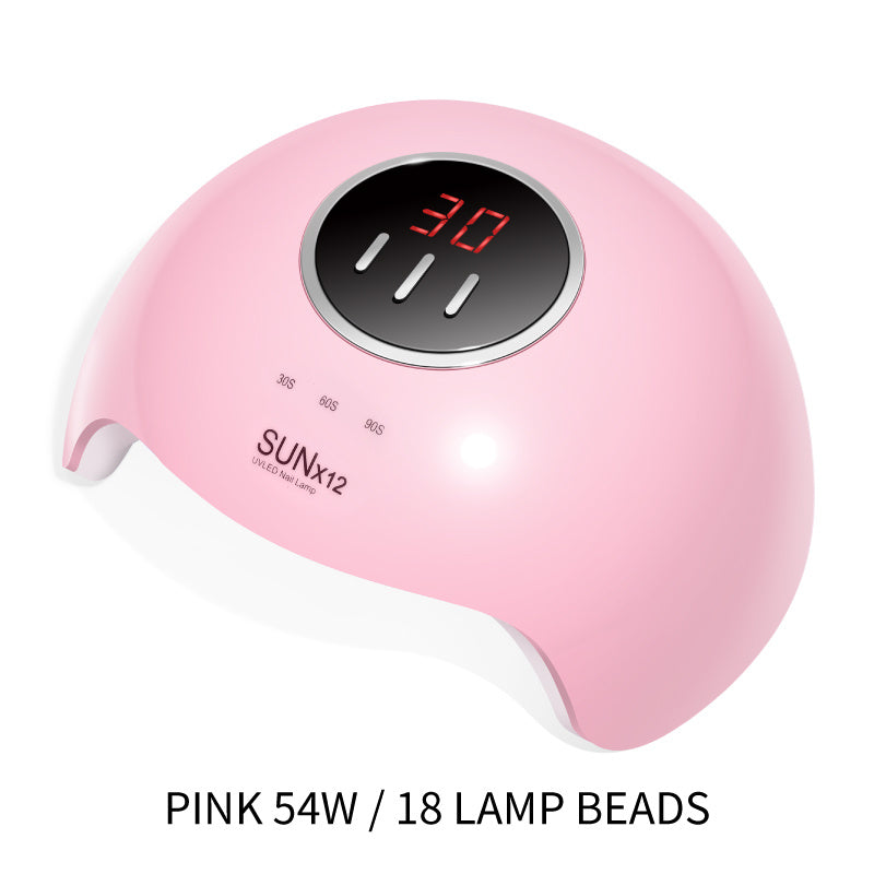 Portable Nail Lamp for Fast Drying and Curing Gel Nails at Home - Sensor for Fingernails and Toenails - Perfect for Nail Design Tools