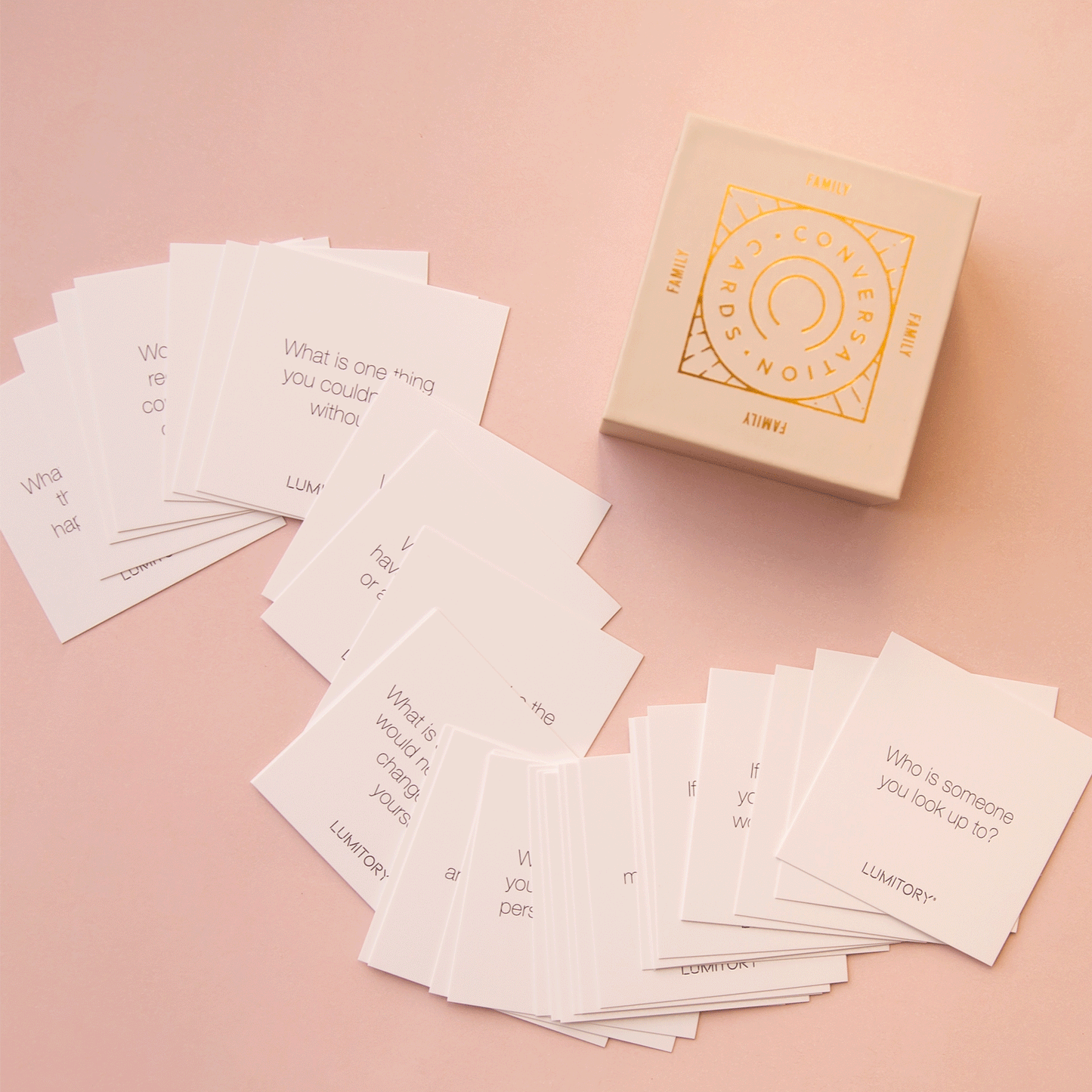 Family Conversation Cards | Ivory