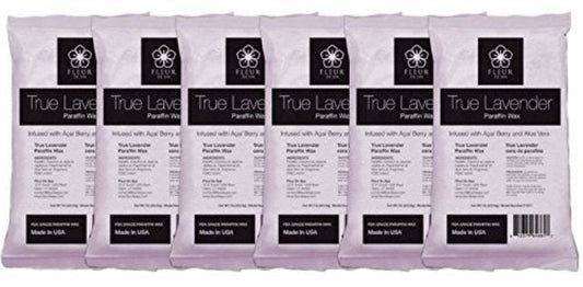 Fleur de Spa Paraffin Wax Refill Pack of 6lbs - TRUE LAVENDER