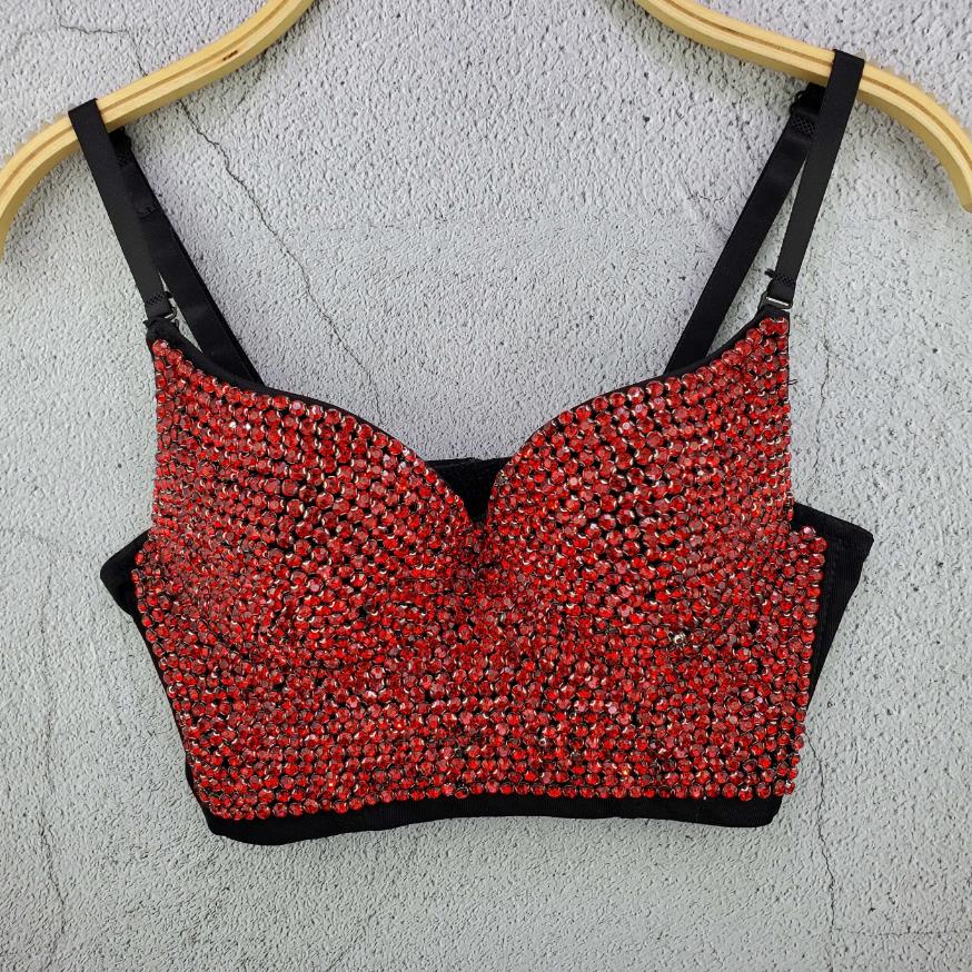 Diamond beading Crop Top