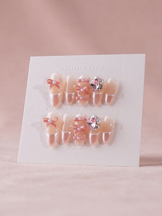 Handmade- Ballet Girl Press On Nail Set