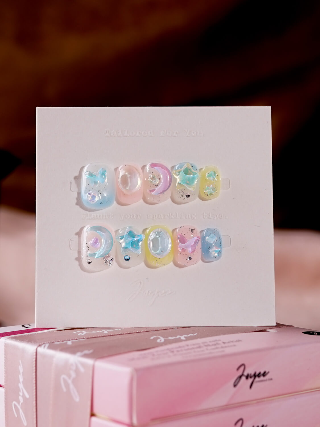 Rainbow-Short-Squoval-nails-moon-magic