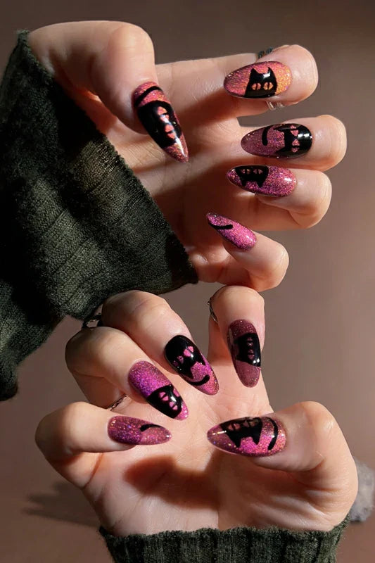 Handmade- Night Prowler Press On Nail Set