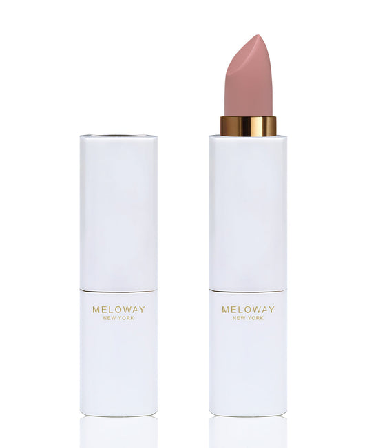 Meloway Hi-Res Matte Lipstick Lipstick Naked Peach (Cool Light Pink Nude)