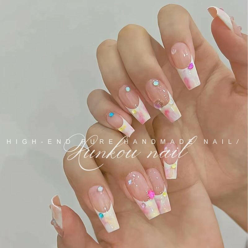 French Summer Sweet | False Nails | SHOPQAQ