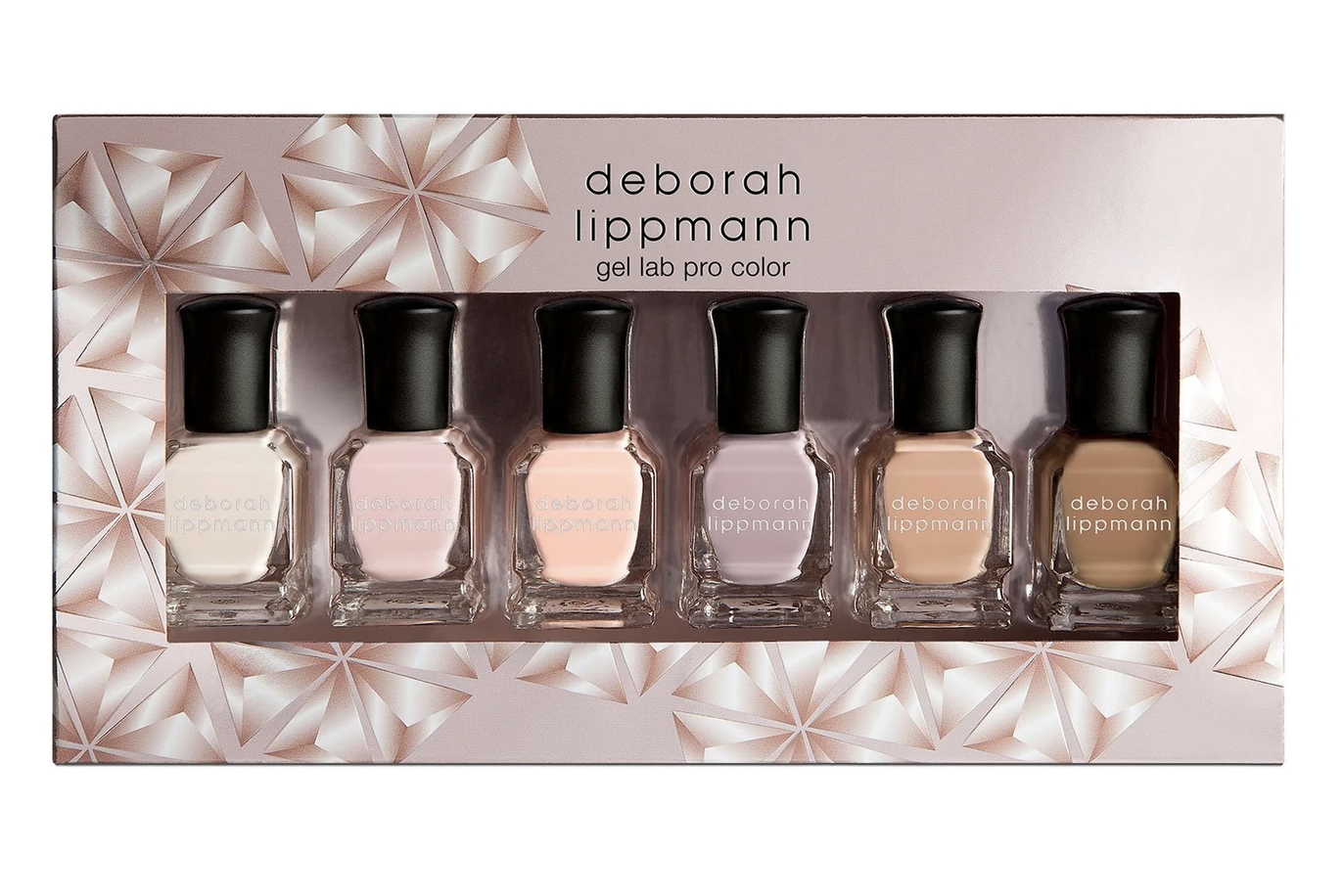 LIMITED EDITION UNDRESSED SHADES OF NUDE 6 PIECE SET GEL LAB PRO COLOR 0.27 fl oz