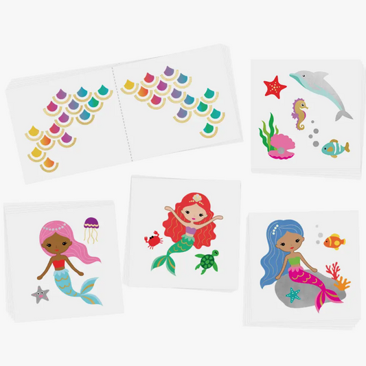 Mermaid Variety Set - Temporary Tattoo