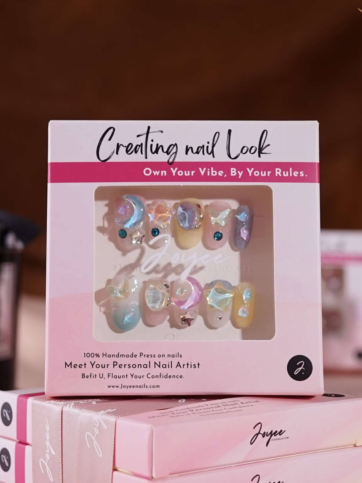 Rainbow-Short-oval-nails-moon-magic