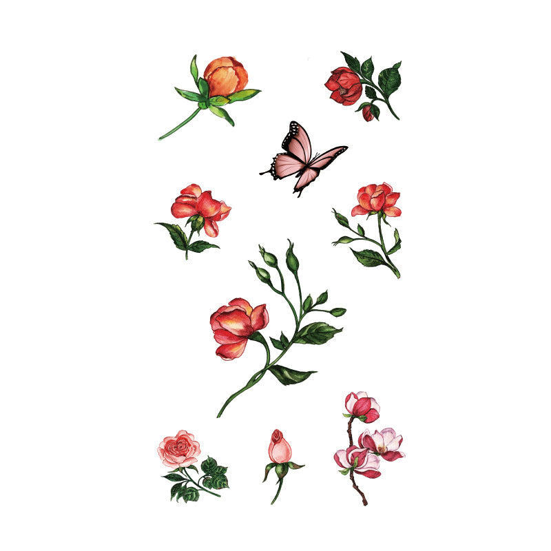 Temporary Tattoos Stickers Cartoon Fake Tattoos Stickers for Men and Women