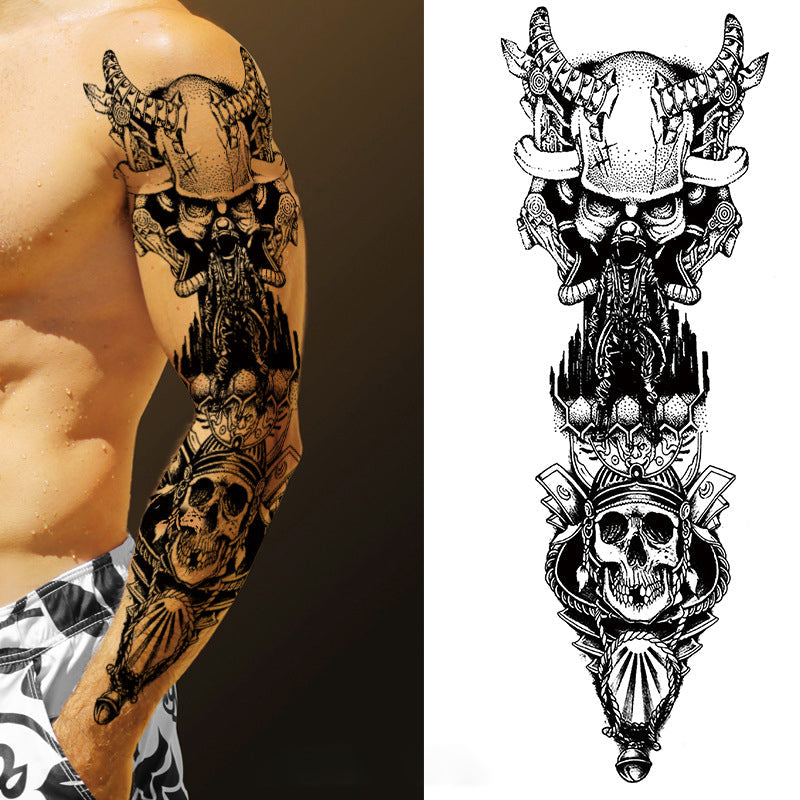 Temporary Tattoos Stickers Full Arm Fake Tattoos Stickers for Men and Women