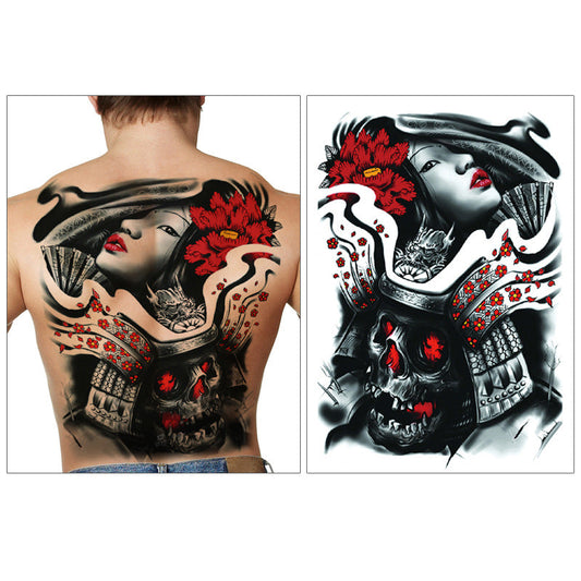 Temporary Tattoos Stickers Full Back Fake Tattoos Stickers for Men and Women