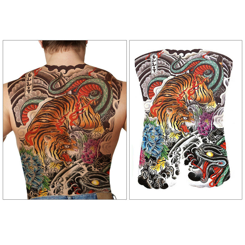 Temporary Tattoos Stickers Full Back Fake Tattoos Stickers for Men and Women