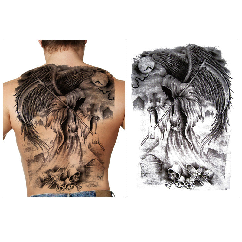 Temporary Tattoos Stickers Full Back Fake Tattoos Stickers for Men and Women