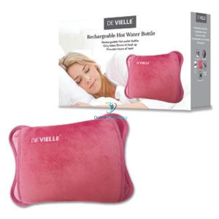 DeVielle Rechargeable Hot Water Bottle - Pink