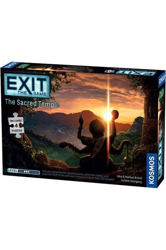 Exit The Game: The Sacred Temple (Jigsaw Puzzle and Game)