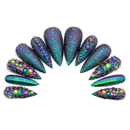 Maleficient | Luxury Press On Nails