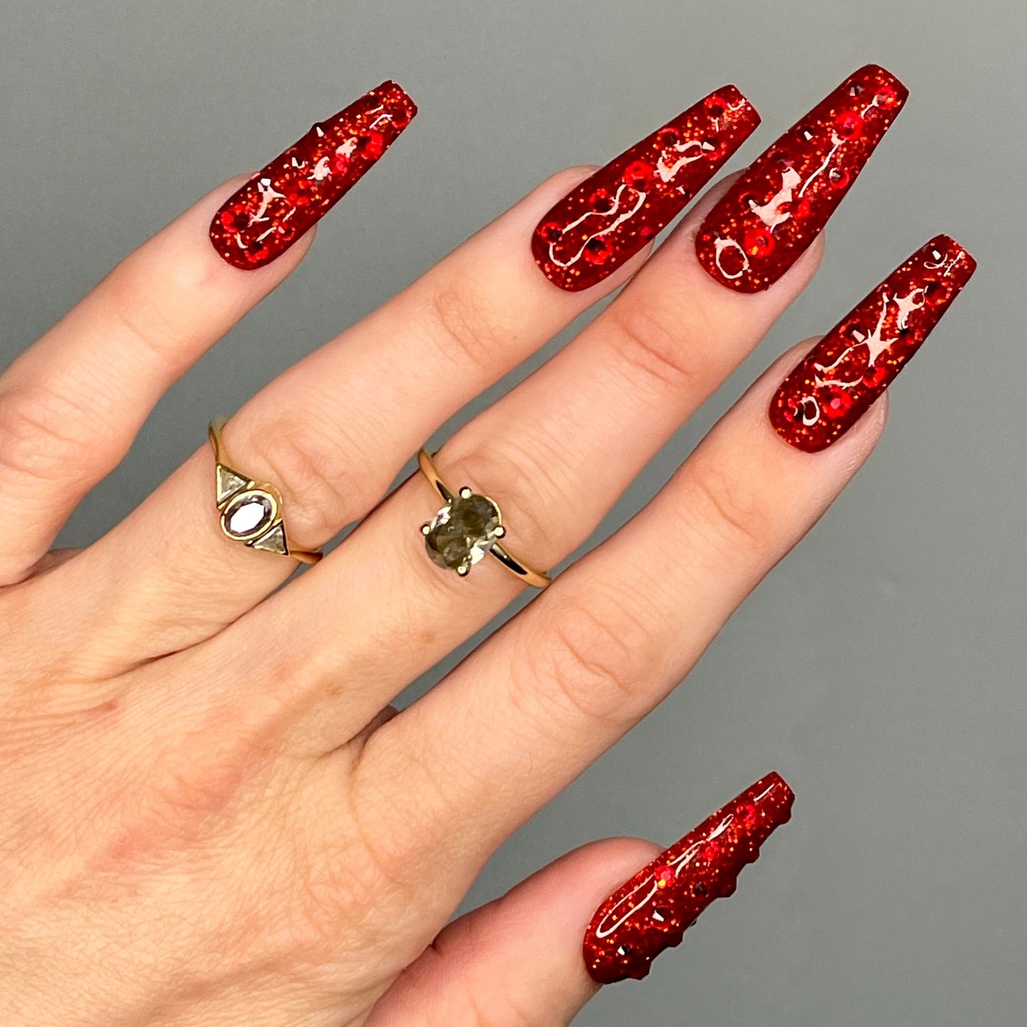 Cherries Jubilee | Luxury Press-on Nails