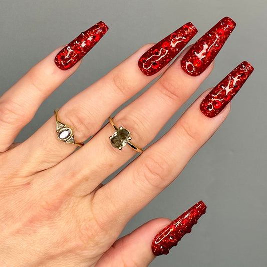 Cherries Jubilee | Luxury Press-on Nails