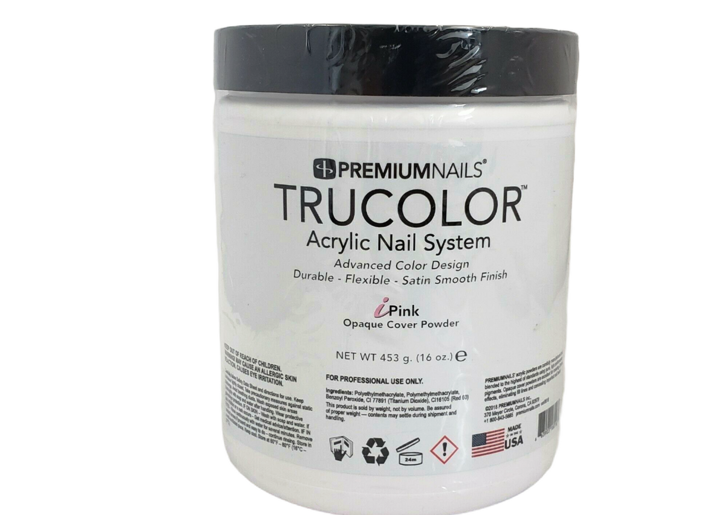 PremiumNails Manicure Nail Acrylic Trucolor Powder - 32oz/907g - Choose your Colors